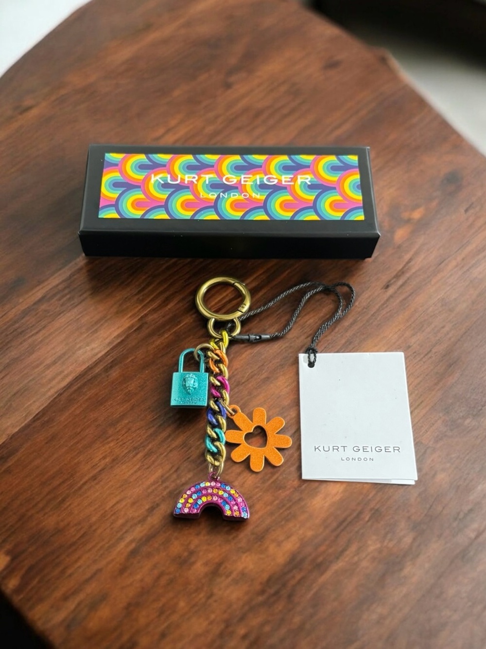 Kurt Geiger Rainbow Charm Bag Charm